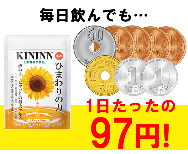 1日たったの97円