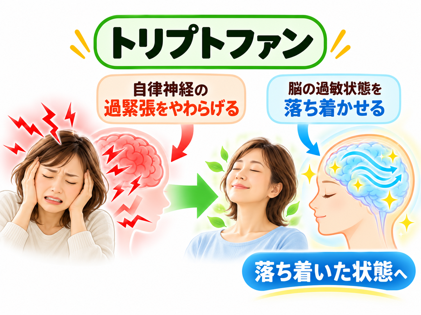 アピサノールに含まれるトリプトファン